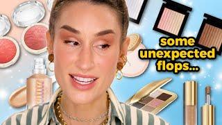 TRYING NEW MAKEUP HINDASH Lisa Eldridge Ravie Blushes LYS Foundation Stick MILK Makeup & MORE