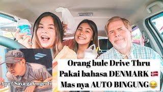 Daddy #DriveThru pakai bahasa DENMARK Masnya bingung    Sarina Nielsen