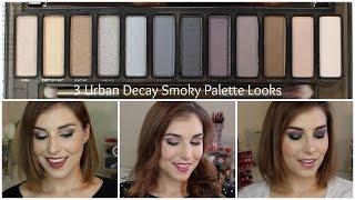 3 Looks 1 Palette Urban Decay Naked Smoky Palette  Bailey B.