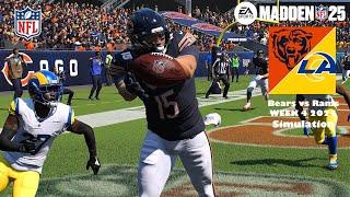 Madden 25 Chicago Bears vs Los Angeles Rams Week 4 Sim 2024 Full 15 Minute Quarters Game Play