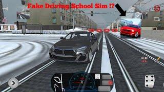 Playing FAKE Driving School Sim*TRASH Game*