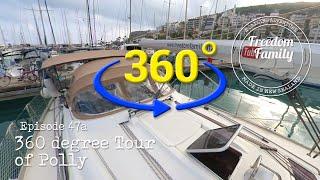 47a. I Short 360° Tour of POLLY I Freedom Sailing VR