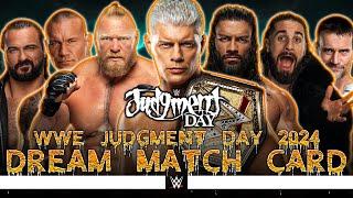 WWE Judgment Day 2024 - Dream Card v3