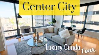 $700000 Center City Philly Luxury Condo Tour  The Murano Condominium