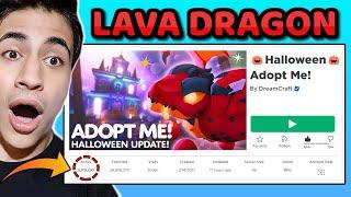 LAVA DRAGON GELDİ  Halloween Pet Update  Roblox Adopt Me 