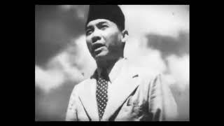 Pidato bung karno 1943 Perang Asia Timur Raya belom berakhir