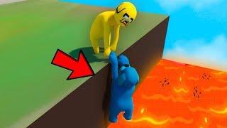 ¡NO ME DEJES CAER EN LA LAVA DE PLASTILINA   HUMAN FLAT con MIKECRACK