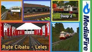 Share & Review Rute Daop 2 Relasi Cibatu - Leles Terbaru & Cara Pemasangan Nya  Trainz Simulator 