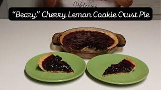 Beary Cherry Lemon Cookie Crust Pie  @mamabearchristine YT channel Signature Dish