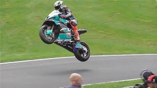 Cadwell Park Crashes & Highlights British Superbikes BSB 26823