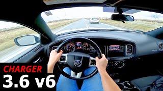 Dodge Charger VII 3.6 SE 296HP Automatic 2012 POV Test Drive & Acceleration 0-100