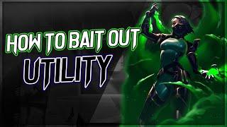 HOW TO PROPERLY BAIT UTILITY IN VALORANT - Baiting utility and some tips on going about it.