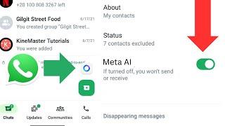 Unlock Hidden Secret - Way to Disable Meta AI on WhatsApp ?