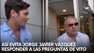Así evita Jorge Javier Vázquez responder a las preguntas de Vito