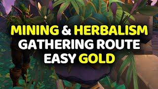 GREAT Mining & Herbalism Farming Route - EASY GOLD SOLO  Dragonflight WoW Goldmaking Guide