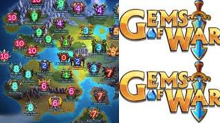 How to get MORE STATS as new player  Gems of War Beginner Guide  Kingdom Level and Power & GEMS