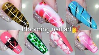 12+ Blooming gel nail art  Simple nail art designs️#nails #nailart #naildesign #nailpolish #nail