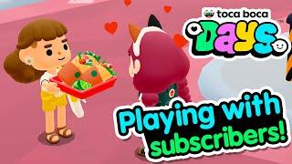 TOCA BOCA DAYS  Playing with my subscribers