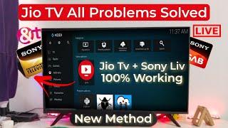 Jio Tv All Problems Solved  Kodi All Error Solved  Jio Tv On Android Tv  Jio TV in Smart Tv 