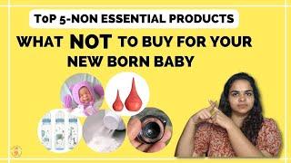 Baby products you Dont need  What not to buy for your New Born Baby  Baby products to avoid