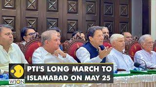 Pakistan Former PM Imran Khan announces PTI long march in Islamabad on May 25  Latest English News