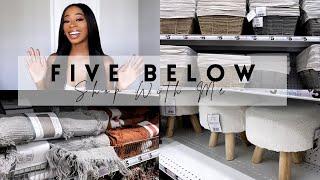 FIVE BELOW SHOP WITH ME HAUL  AFFORDABLE HOME DECOR AND MORE 2021