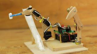 DIY Servo Robotic Arm  Record and play  Arduino projet