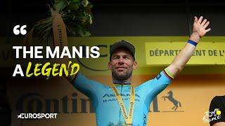 Tour de France REACTION Mark Cavendish CEMENTS his place in cycling history with stage 5 victory 