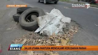 Kerusakan Jalur Pantura Memprihatinkan