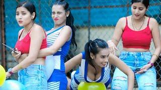 Annu Singh Uncut Balloon Bursting Prank On Cute Girl  Clip8  Funny Balloon Blast Challenge Prank