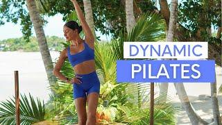 40 MIN FULL BODY WORKOUT  Dynamic Intermediate Pilates No Equipment