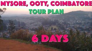 Mysore Ooty Tour Plan  Mysore Ooty Coimbatore Tour   6 Days Mysore Ooty Tour