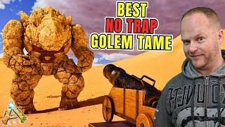 Easy NO trap Rock Golem Tame - Scorched earth