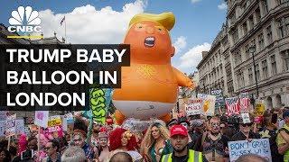 Trump Baby Balloon Steals Spotlight During London Protests