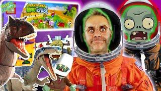 ДОКТОР ЗЛЮ И ЛЕГО ЗОМБИ ПРОТИВ РАСТЕНИЙ - КОСМОС И ДИНОЗАВРЫ В PLANTS VS ZOMBIES