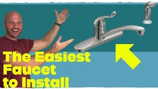 Install a kitchen faucet for Beginners Moen Adler