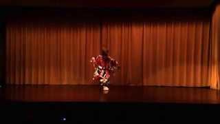 Native Pride Dancer performs a Fancy Dance at Nelson-Atkins Museum of Art