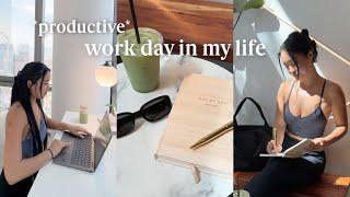 productive days in my life in NYC  full-time content creator & small business owner