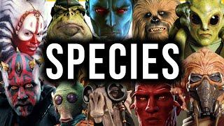 Ultimate Species Compilation Star Wars Alien Races