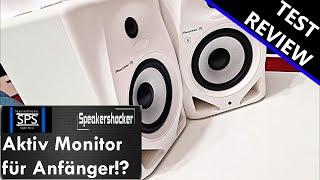 Pioneer DJ günstige Studio Lautspecher DM-50D Test  Review  Soundcheck. Ist der Studio Monitor gut