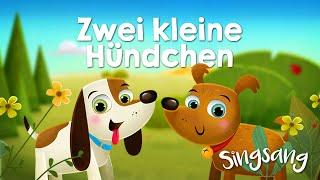 Zwei kleine Hündchen - Singsang - Lieder für Kinder️