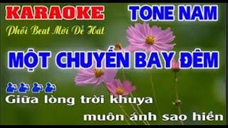 Karaoke - Một Chuyến Bay Đêm  Tone Nam  Thanh Tùng Karaoke