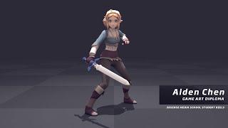 Alden Chen Showreel 2021 - Game Animation  3dsense