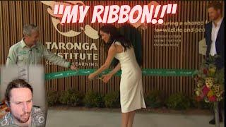 Reacting Meghan Ribbon Cut#meghanmarkle