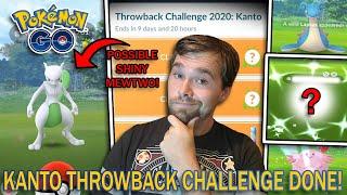 KANTO THROWBACK CHALLENGE 2020 COMPLETED Pokemon GO