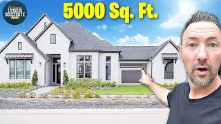 Massive HOUSTON TEXAS New Construction Homes for CHEAP Woodsons Reserve