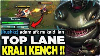 15 DAKİKADA FF ATTIRAN TAHM KENCH  LEAGUE OF LEGENDS TÜRKÇE