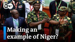 ECOWAS leaders finalize plan for potential military intervention in Niger   DW News