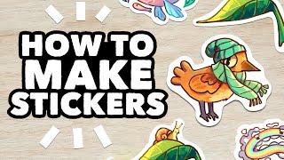 5 Ways to Make Stickers at Home  & thermal stickers with MUNBYN