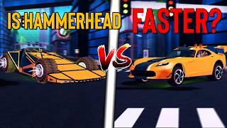 SHOCKING Venom VS HAMMERHEAD Which is ACTUALLY FASTER?  Roblox jailbreak